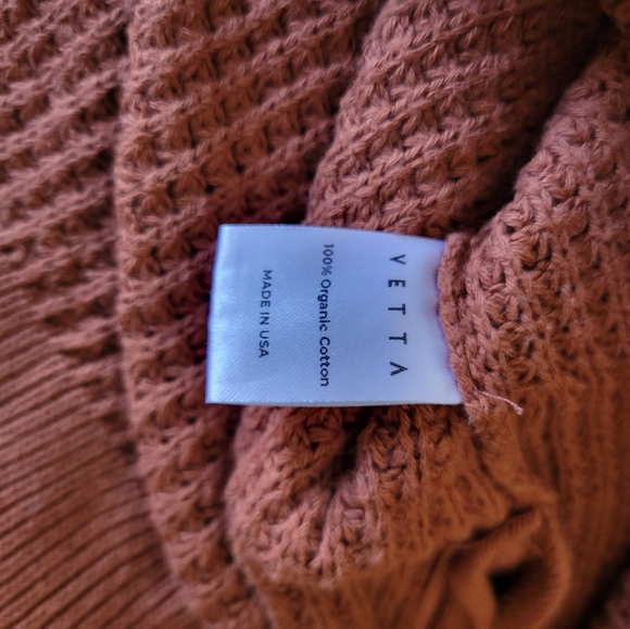 Vetta Capsule Edgy Sweater Waffle Terracotta - Picture 11 of 11